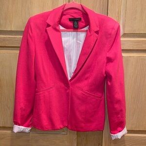 Coral Cotton Blazer​​​​​​​​​​